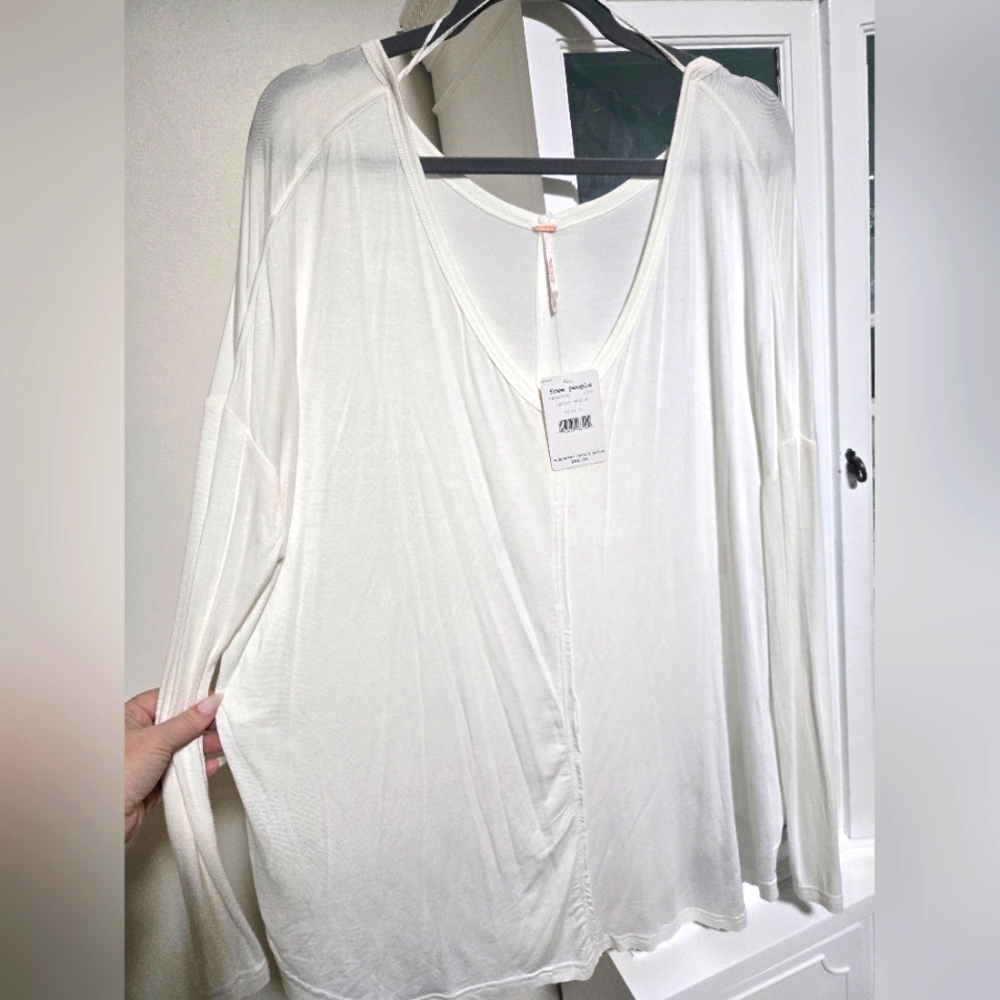 White Long Sleeve Top